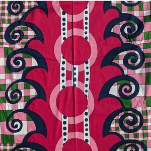 5 1/3+ Yards Vintage 2006 IKEA CILLA RAMNEK Mod Geometric Cotton Canvas Fabric